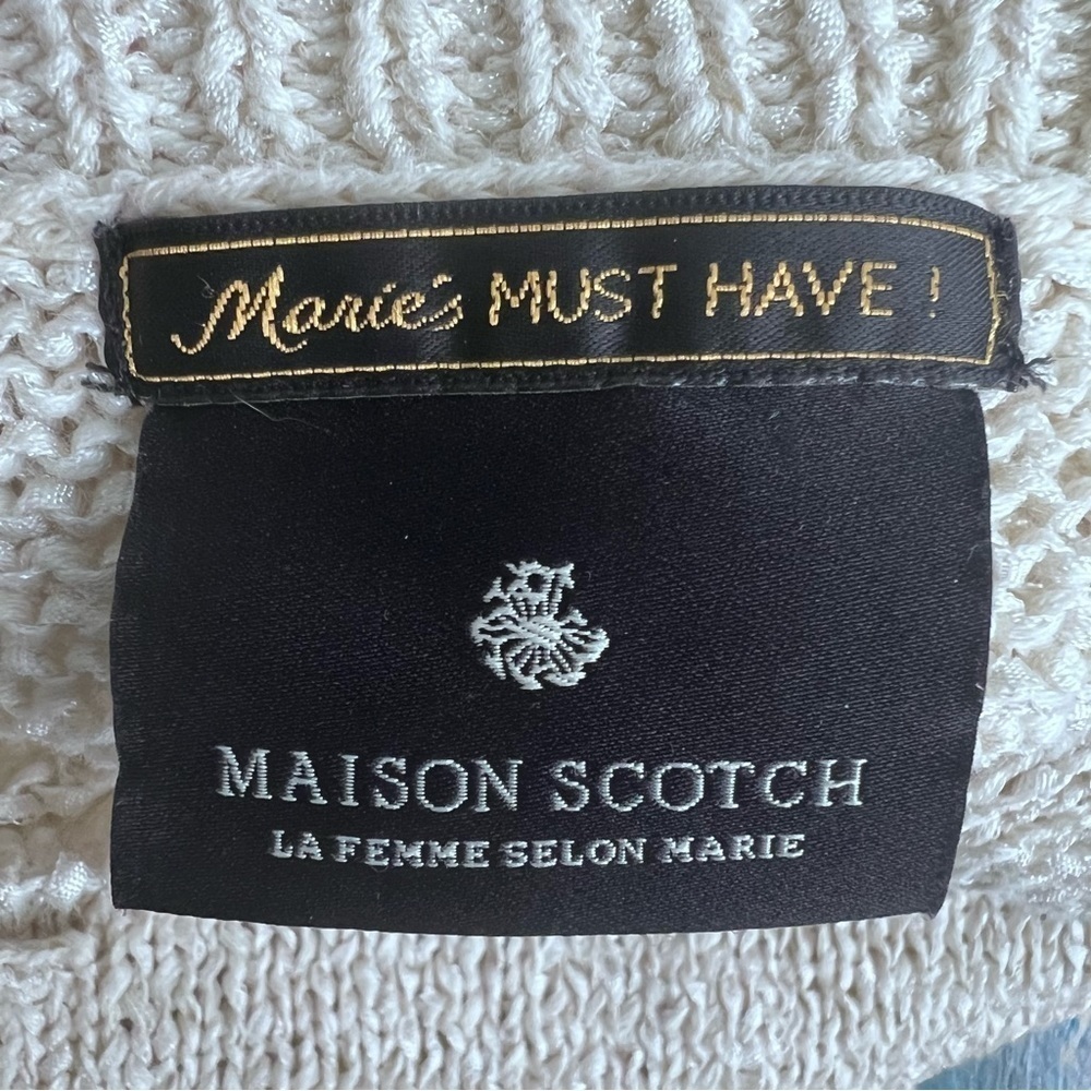 Madison Scotch Tan Knit Crew neck Sweater Size 2= US 8 - Picture 10 of 13